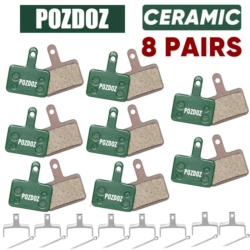 POZDOZ MTB Keramik Straßenbremsbeläge für SHIMANO B01S B05S Mountainbike Hydraulische Scheibenbremsbeläge Fahrrad Radfahren Teile