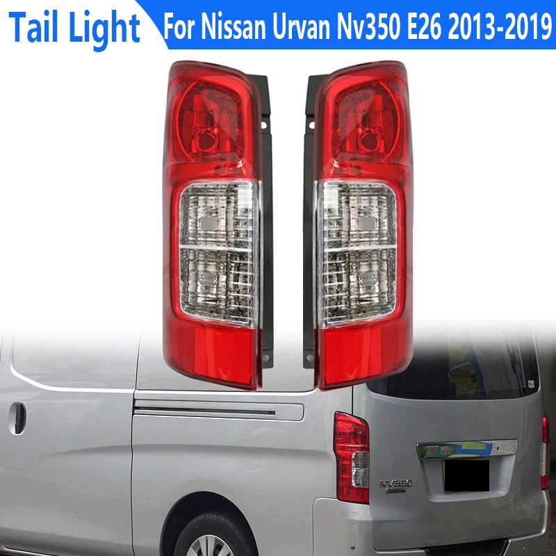 

Автомобильный задний фонарь для Nissan NV350 E26 модель 2013-2019, противотуманная фара с указателем поворота, стоп-сигнал, фара дальнего света без лампы, автомобильные аксессуары