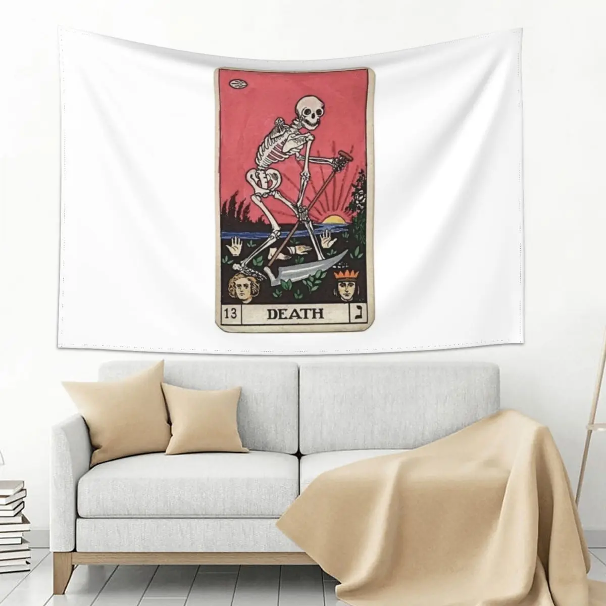 

Death Tarot Tapestry Home Decoration