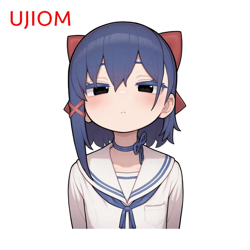 UJIOM Miside ميتا لولي لطيف Waifu الجدار ملصق عصري نافذة المنزل الذكي ملصق مائي مقاوم للماء الكتابة على الجدران الجداريات اكسسوارات المنزل