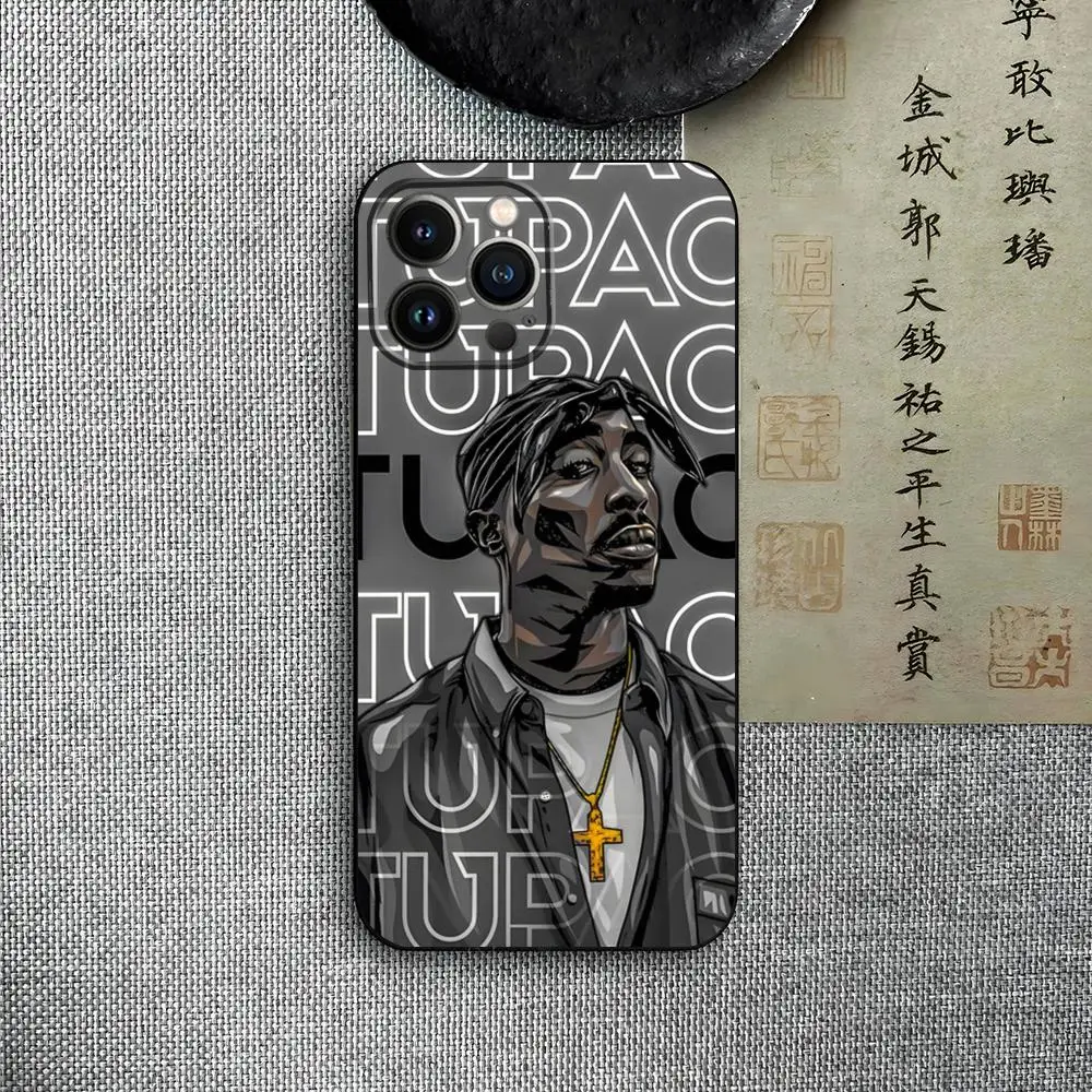 2pac Tupac Amaru Shakur Makaveli Mouse The Waves Pad For Xiaomi 14 12 Pro 11 13 Lite 10T 12X 11i F3 Note POCO M4 M3 X4 Cover