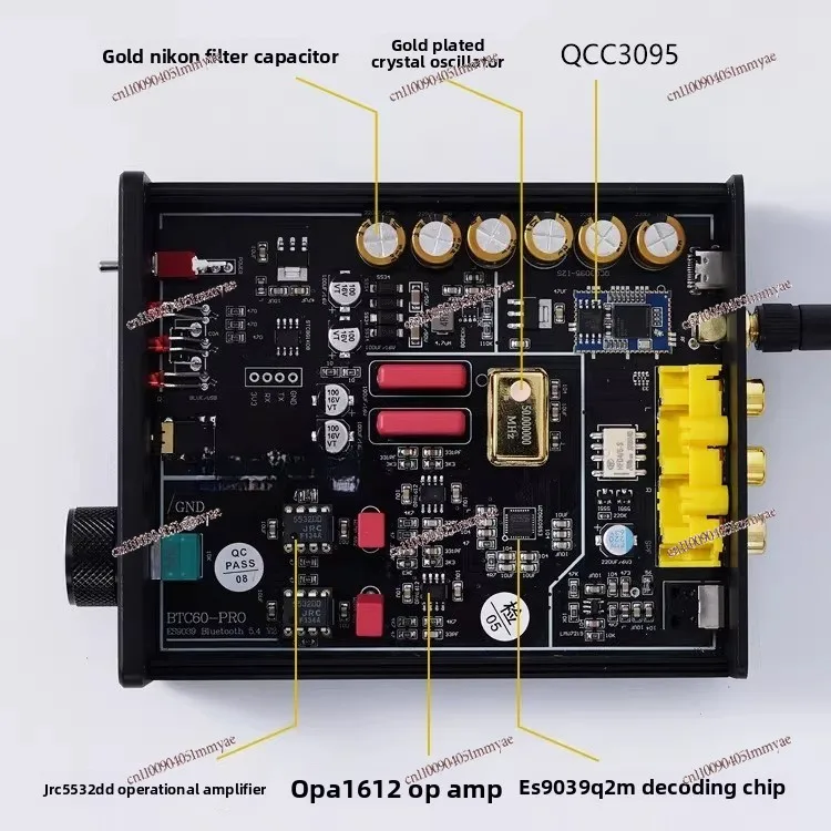 Bluetooth receiver BTC60 decoder ES9039 ES90385.4 lossless