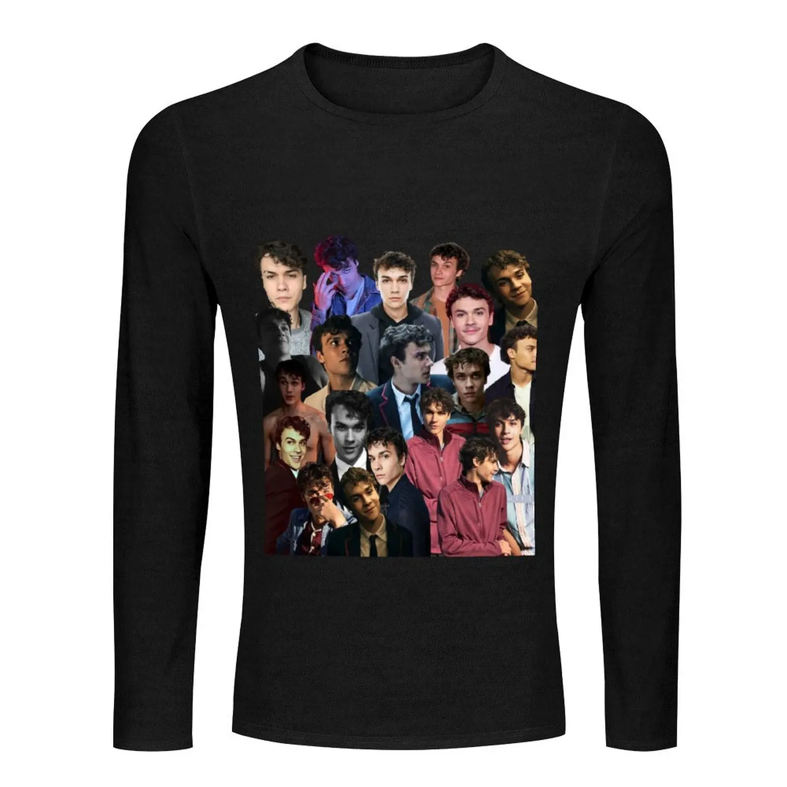 benjamin wadsworth photo collage Long T-Shirt oversized t shirt fitted t shirts for men