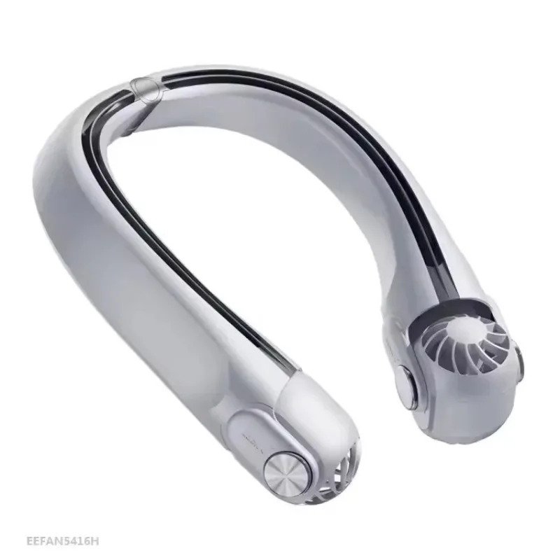 

Новинка 2025 года, подвесной маленький вентилятор на шею, портативный носимый USB-зарядка, большой ветер для летней кухни, охлаждение общежития