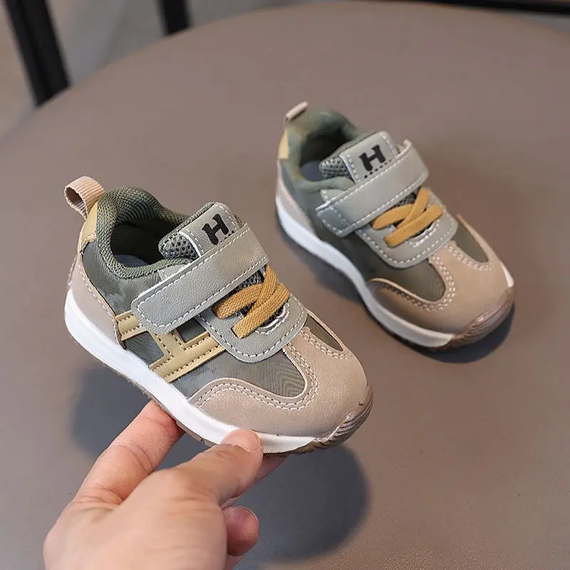 

Нескользящая обувь на подошве для малышей для мальчиков и девочек, весенне-осенняя кожаная детская обувь, легкая дышащая детская обувь