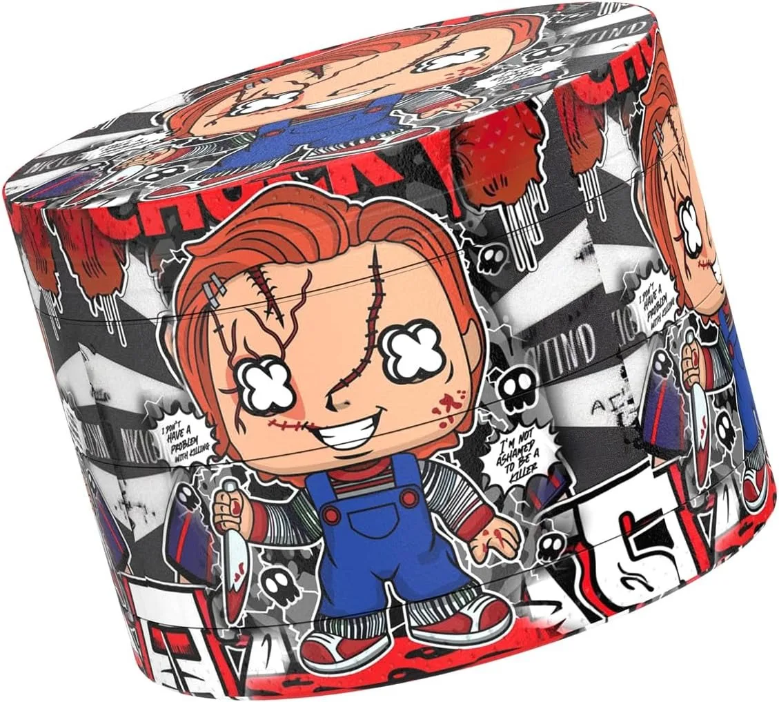 2inch/50mm Boy with Scar Metal Herb Grinder Smoking Accessories