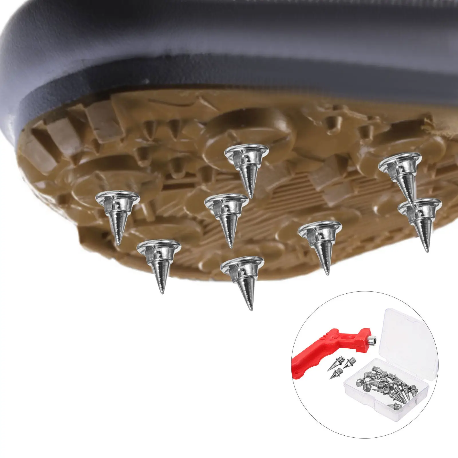 

Комплект сменных шипов для спортивной обуви: для легкоатлетических кроссовок, для бега по коротким дистанциям, для тренировок на поле