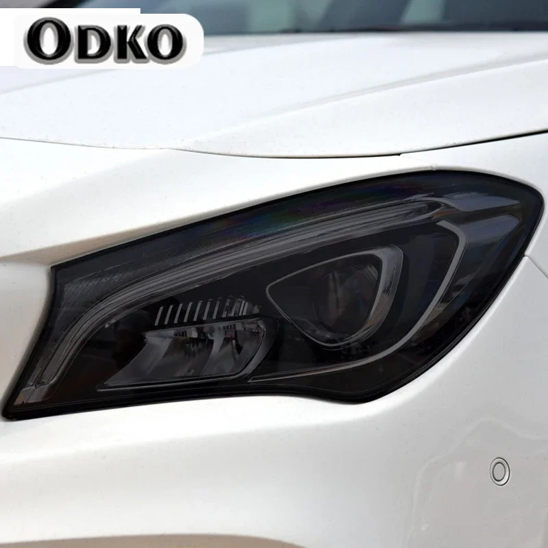 Черная защитная пленка для автомобильных фар, наклейка из ТПУ для задних фонарей для Mercedes Benz CLA Class C117 X117 W117 C118 X118 AMG CLA45 35