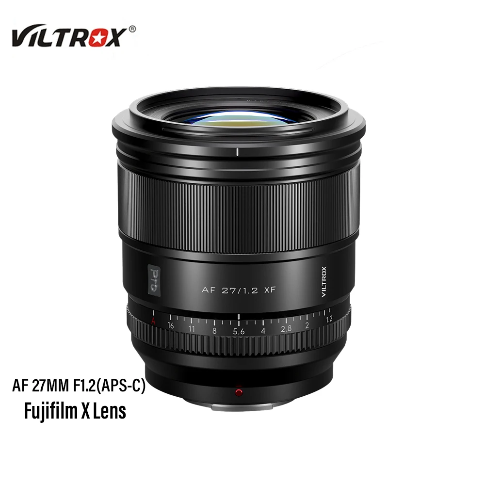 

VILTROX 27mm F.1.2 Pro Ultra Large Aperture APS-C Prime Lens Designed For Fuji Lens Fujifilm XF Mount Cameras Lens X-T30 XT5 XT4