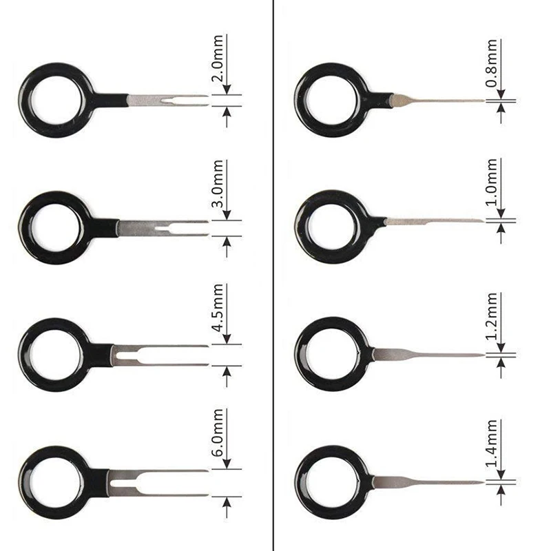 Kit Terminal Removal set Removal Wire Wiring Car Casting tool Extractor Part Puller Stainless steel Supplies 14pcs