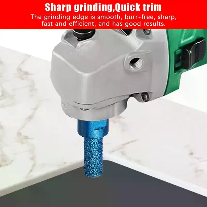 

1/3Pcs Vaccum Brazed Milling Cutter Core Drill Bit Ceramic Tile Marble Stone Slotting Angle Grinder Parts 6 10 15mm