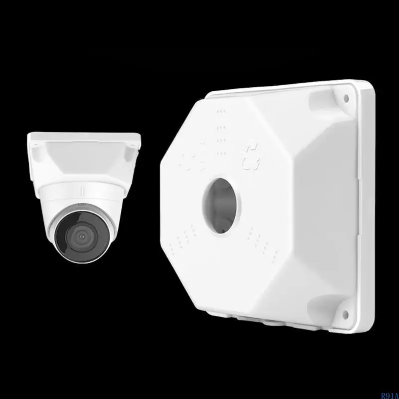 

R91A User friendly Plastic Waterproof Box Waterproof Junction Box for Security Camera Support CCTV Equipment Mount Fixation