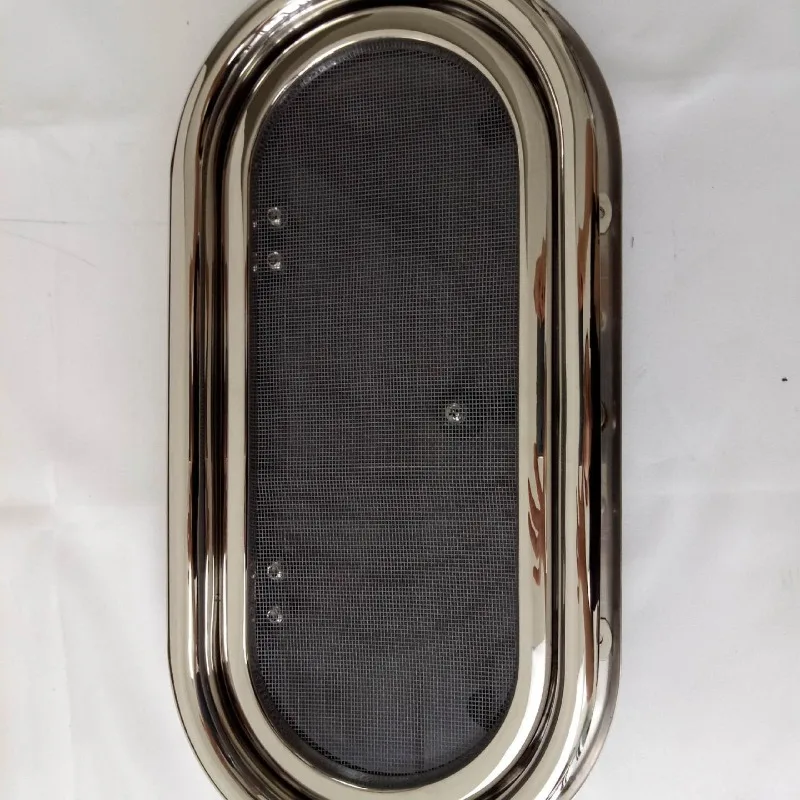 Oval 316L Stainless Steel Porthole Sunroof Side Window Yacht Marine RV