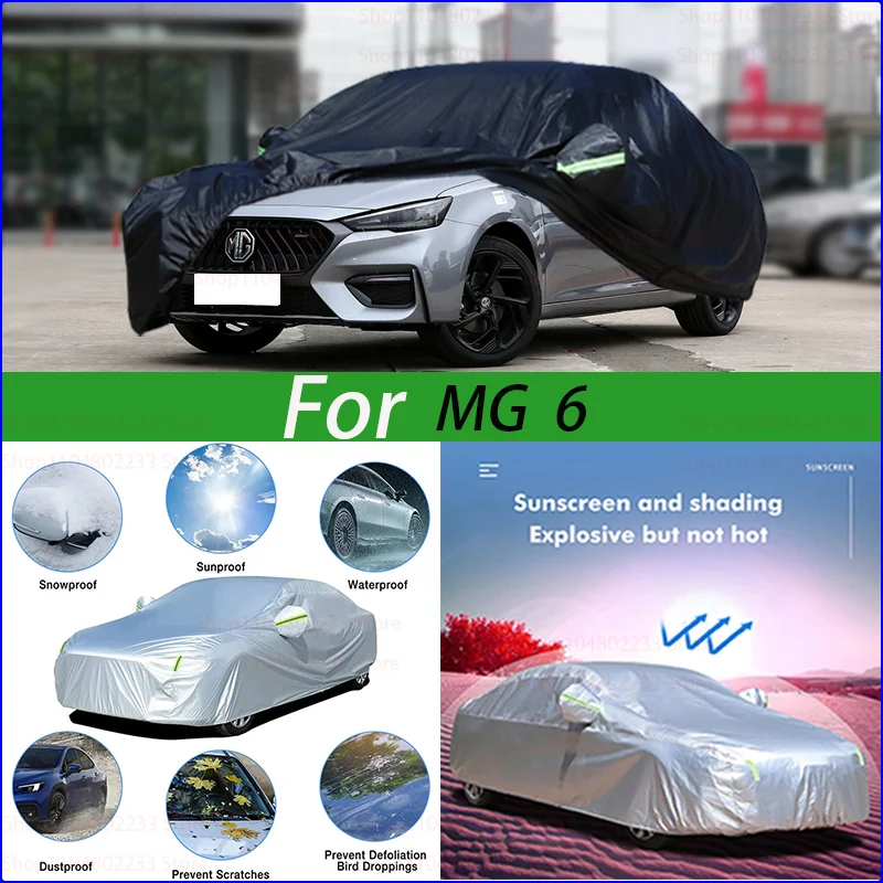 

Universal Full Car Covers Outdoor Waterproof Sun Rain Snow Dust Resistant Protection UV Car Cover For MG 6