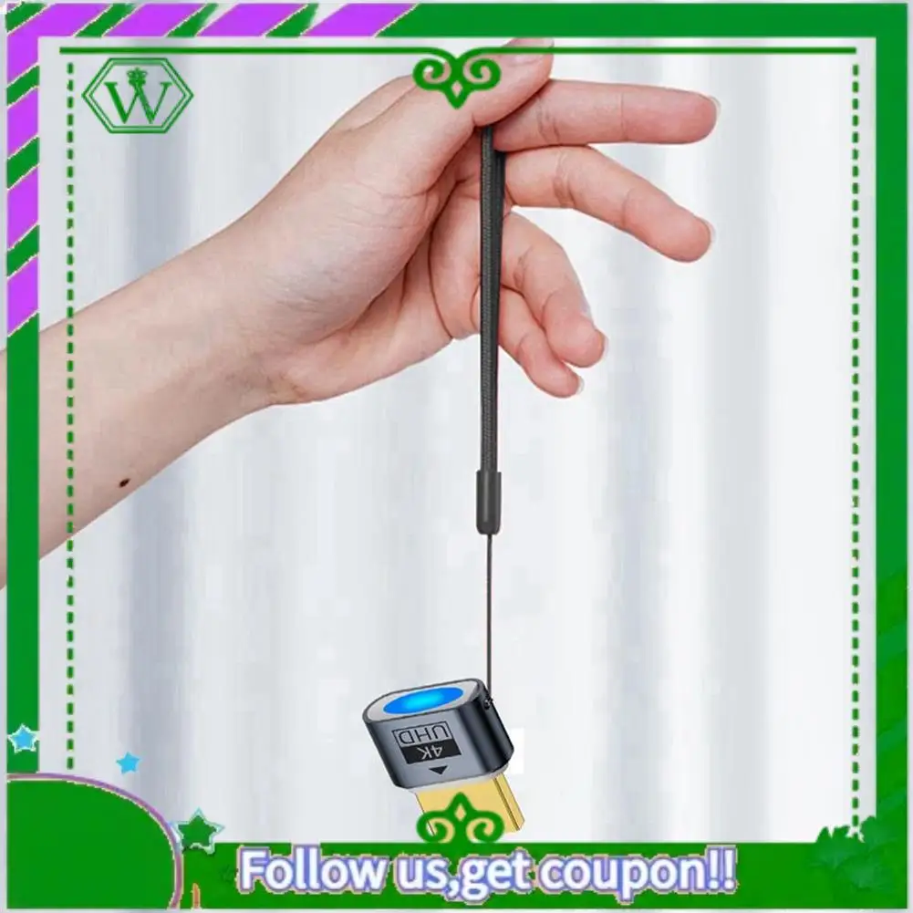 ABIK-Virtual HDTV 4K Display Headless Display Adapter Supports 1080P@60Hz/120Hz Maximum Resolution 4K@60Hz