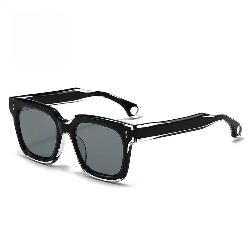 Belight البصرية مربع الشكل خمر الرجعية خلات الرجال النساء بارد أزياء النظارات الشمسية العصرية مع حالة SPENCE