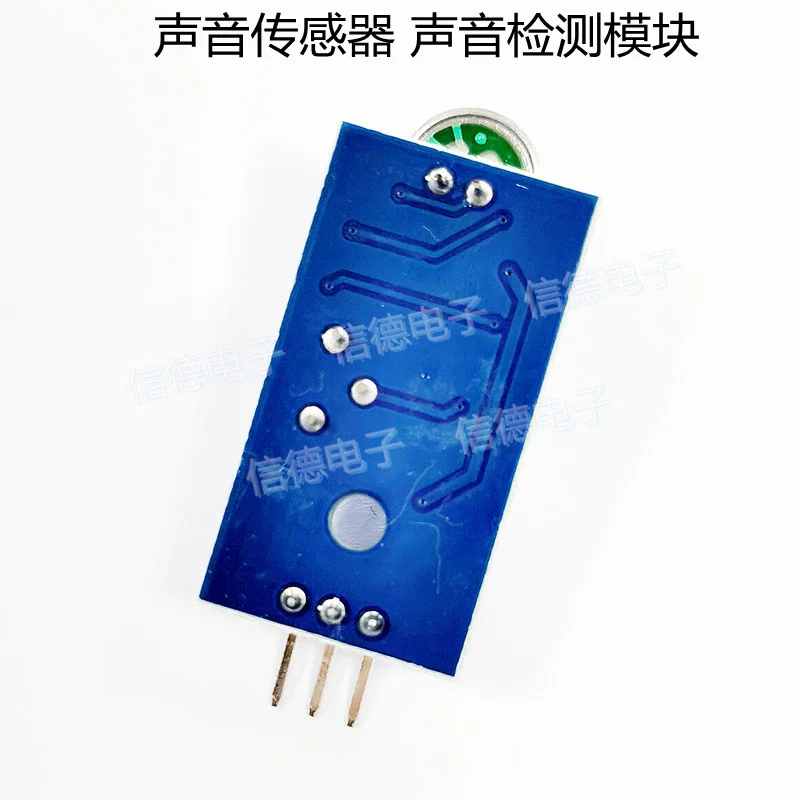 10Pcs Sound Sensor Detection Module Microphone Voice Controlled Whistle Switch for Electronic Projects