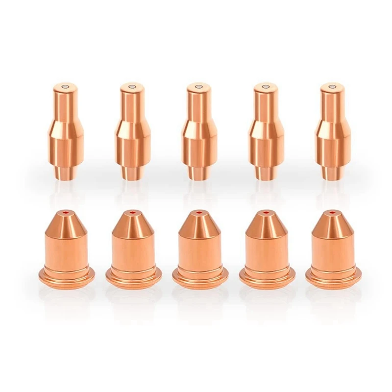 Electrode 56576 Nozzle 56811 Tips 0.035In 0.9Mm For Harbor Freight Titanium 45 Cutter IPT-45 Plasma Cutting Torch 10Pcs