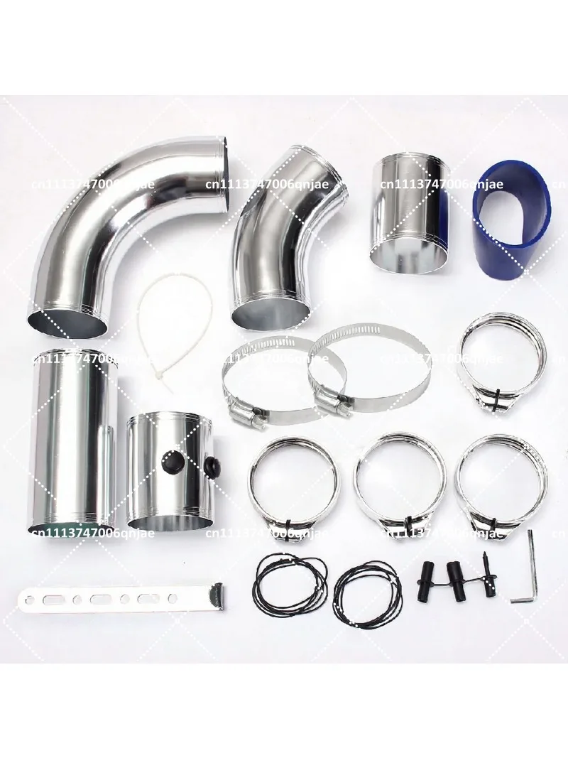 76mm Universal Cold Air Intake Filter Pipe Kit Performance Induction Hose Automotive