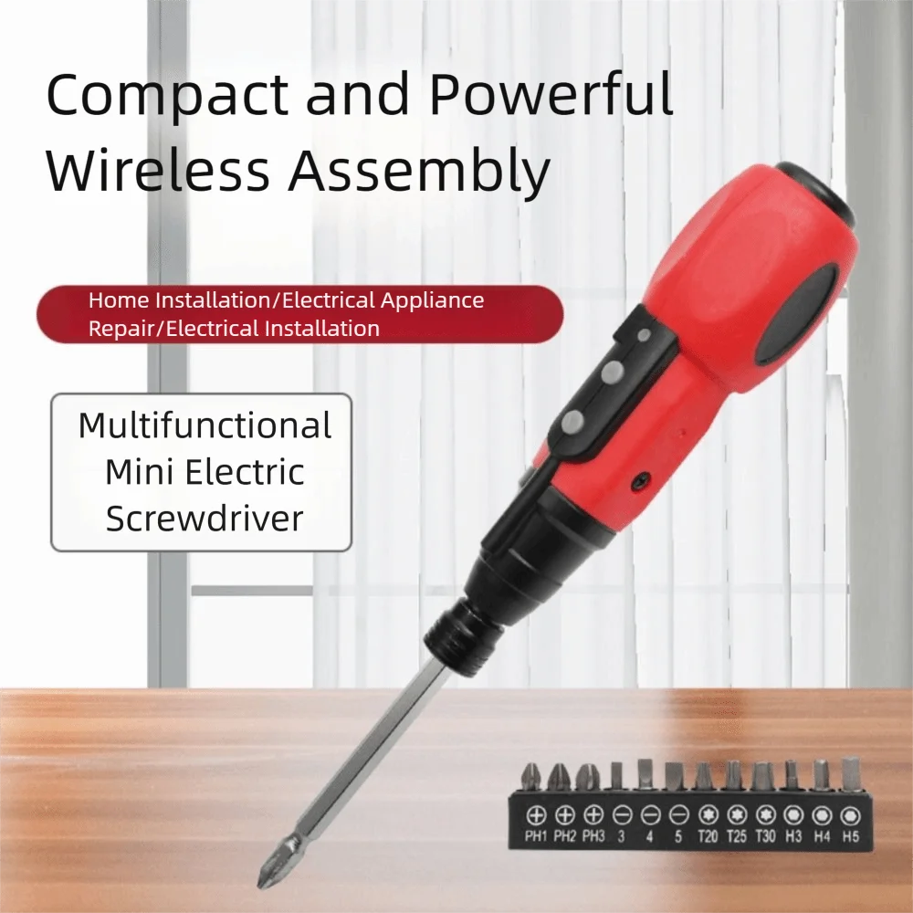 

Rechargeable Mini Electric Screwdriver Powerful Portable Cordless Screwdriver Multi Functional Mini Electric Screwdriver Set