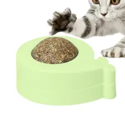 Catnip Balls For Cats Wall Cat Lick Chew Toy Cat Nip Balls Safe Healthy Kitten Chew Toy For Cat Teeth Cleaning Biting Licking