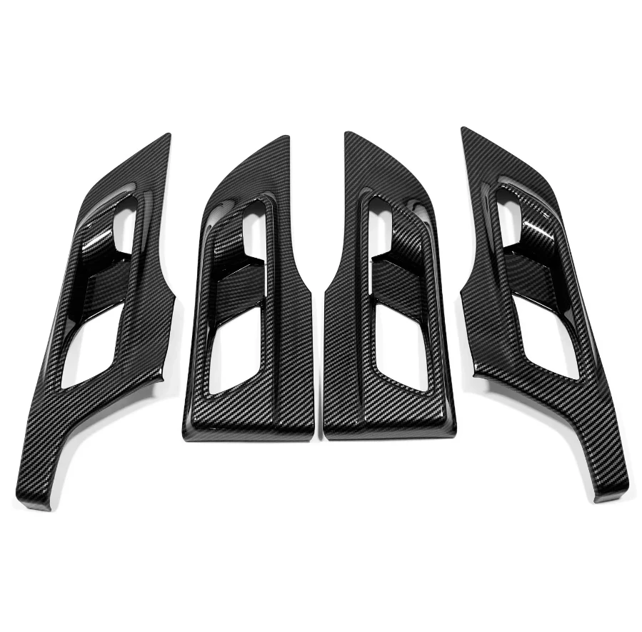 Inner Side Car Door Handle Pull Bowl Cover Trim 4PCS/SET For GWM Great Wall WEY Tank 300 2021-2023 Interior Accessories