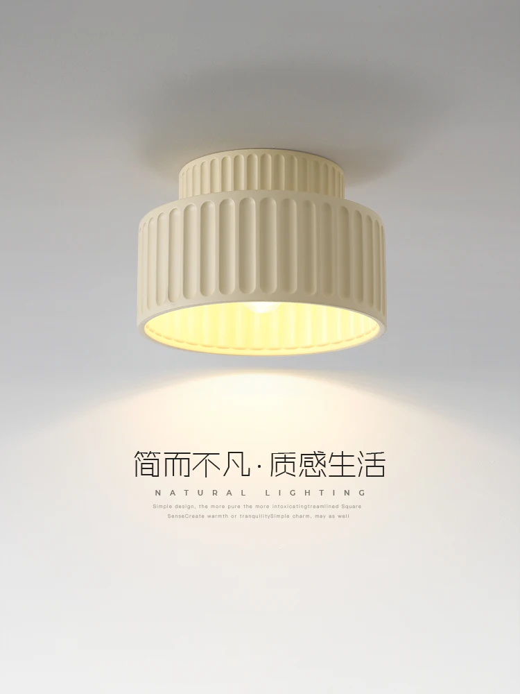 

Japanese Style Silent Style Ceiling Lamp Simple Modern Dining-Room Lamp Nordic Dining Room Tea Room Study Lamp Cream Style