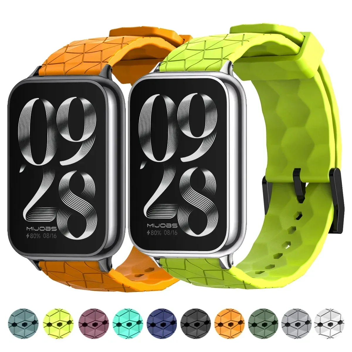 

Bicolor Silicone Strap For Xiaomi Mi Band 8 Pro Breathable Sport SmartWatch Bracelet Xiaomi Redmi Watch 4 WristBand Accessories