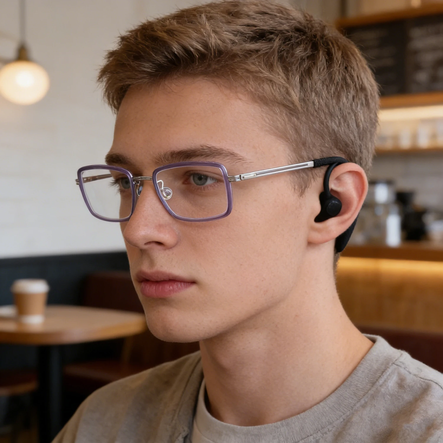 Nordic Brand Rectangle Titanium Glasses Frame Men Women Light Weight Screwless Eyeglasses Business Acetate Spectacle INS Gafas