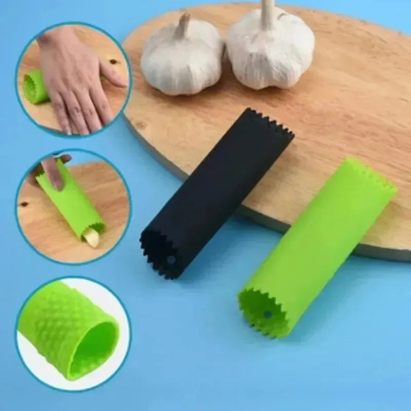 

Garlic Stripper Tube Peeling Garlic Peeling Silicone Easy Quick to Peeled Garlic Cloves with Silicone Tube Roller Garlic Peel