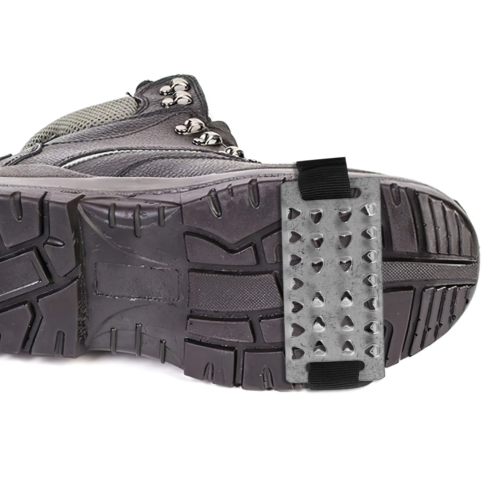 

2 шт. прочных накладок на обувь для мужчин, женщин и детей, для ходьбы, альпинизма, походов, кемпинга, с шипами, для активного отдыха на природе