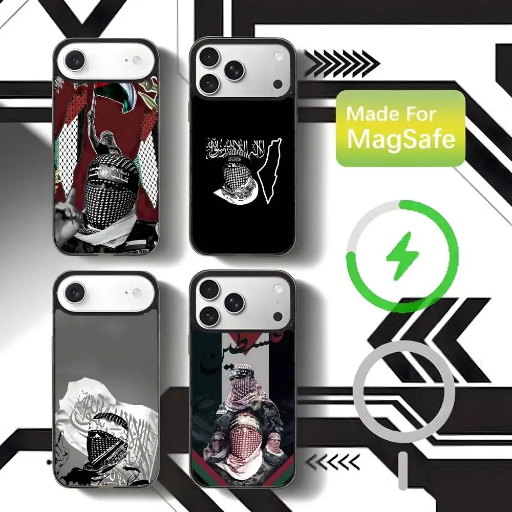 

A-Abu O-Obaida Phone Case For iPhone 17,16,15,14,13,12,11,Pro,Max,Plus,Mini,SE4,E Magnetic Magsafe Wireless Charging