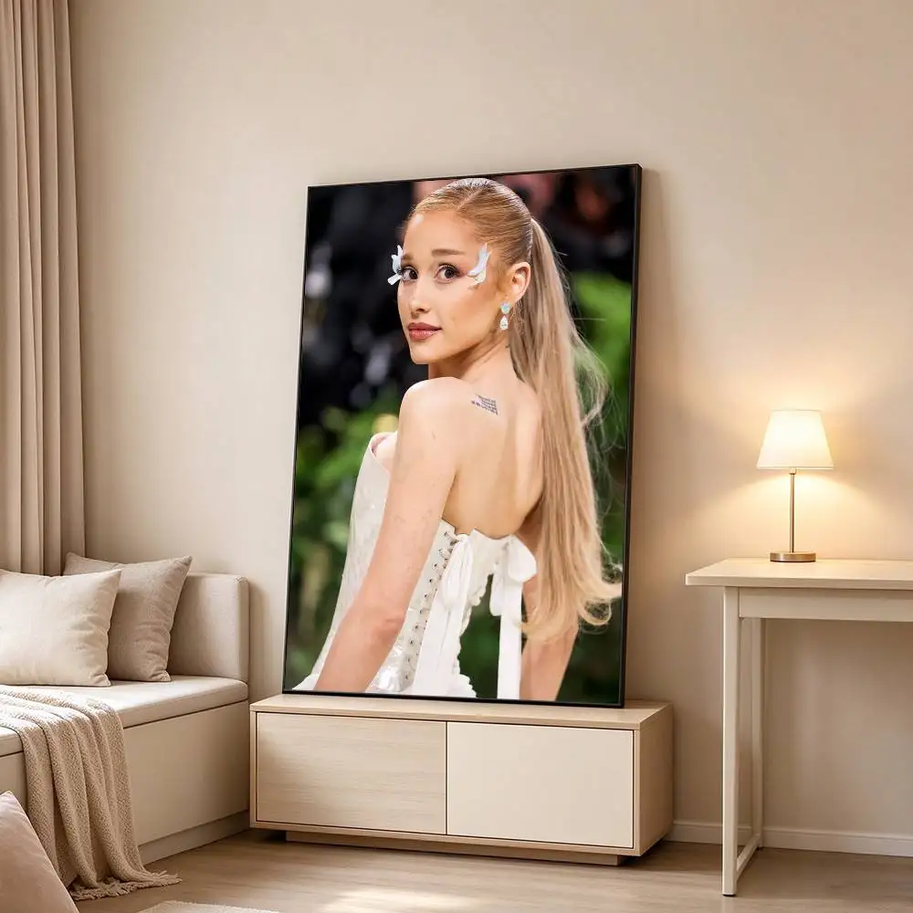 Ariana Grande You Love Me  Poster Waterproof Wall Art Sticker For Bar Living Room Vintage Decor High Quality Print Gift