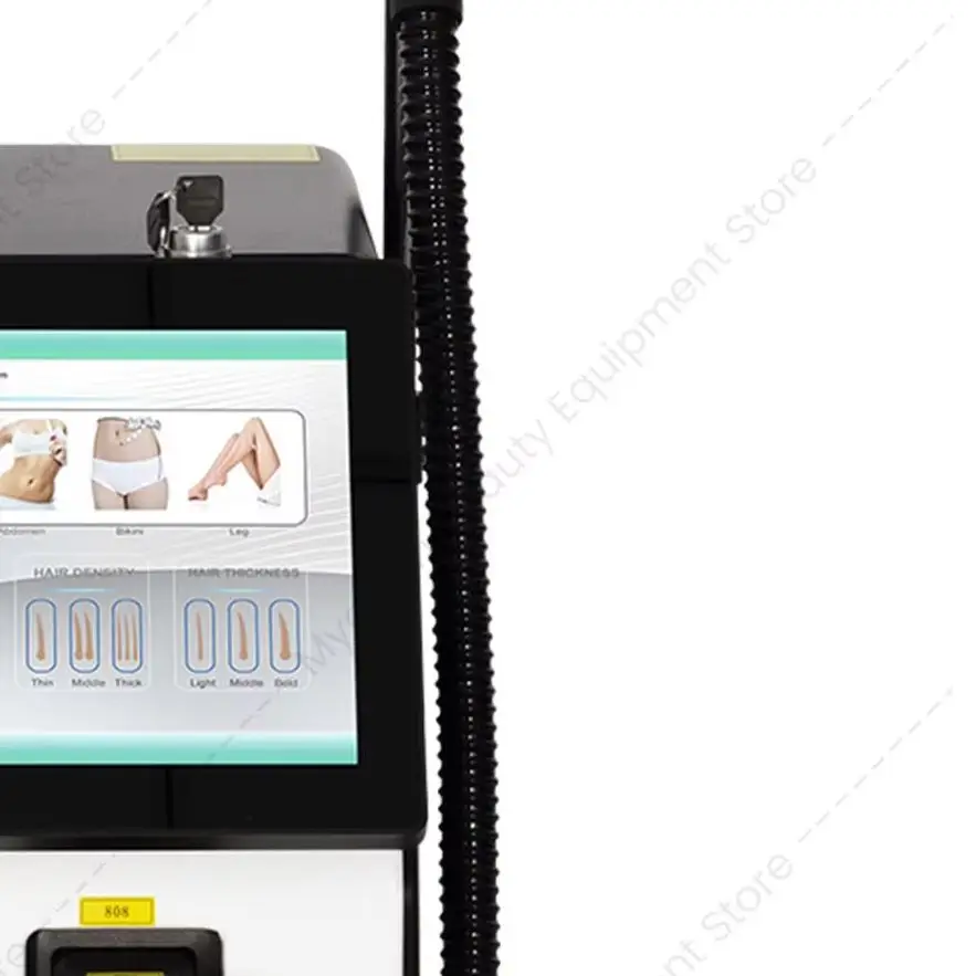 808 Diode Laser Machine 10Bars 60 Million Shots 2In1 System Hair Reduction And Picosecond Tattoo Removal Instrument