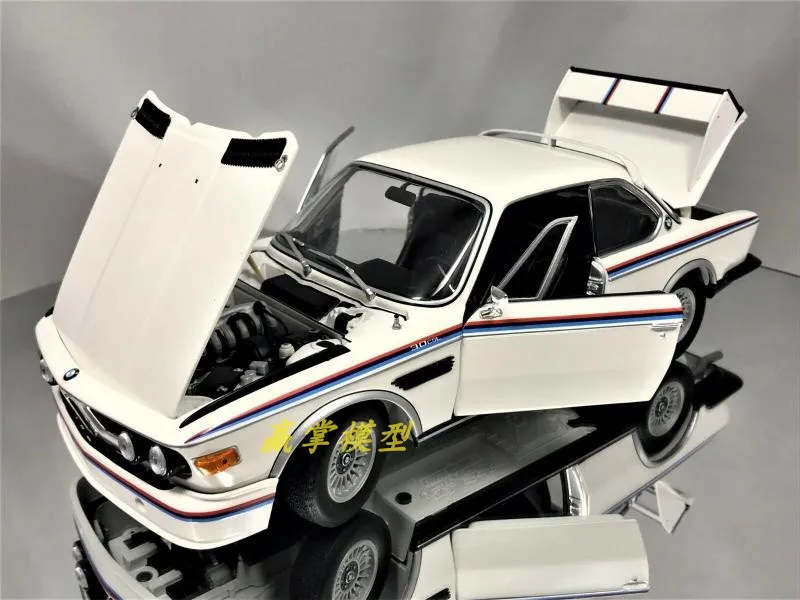 Minichamps 1:18 3.0 CSL E9 1973-75 Alloy Fully Open Simulation Limited Edition Alloy Metal Static Car Model Toy Gift