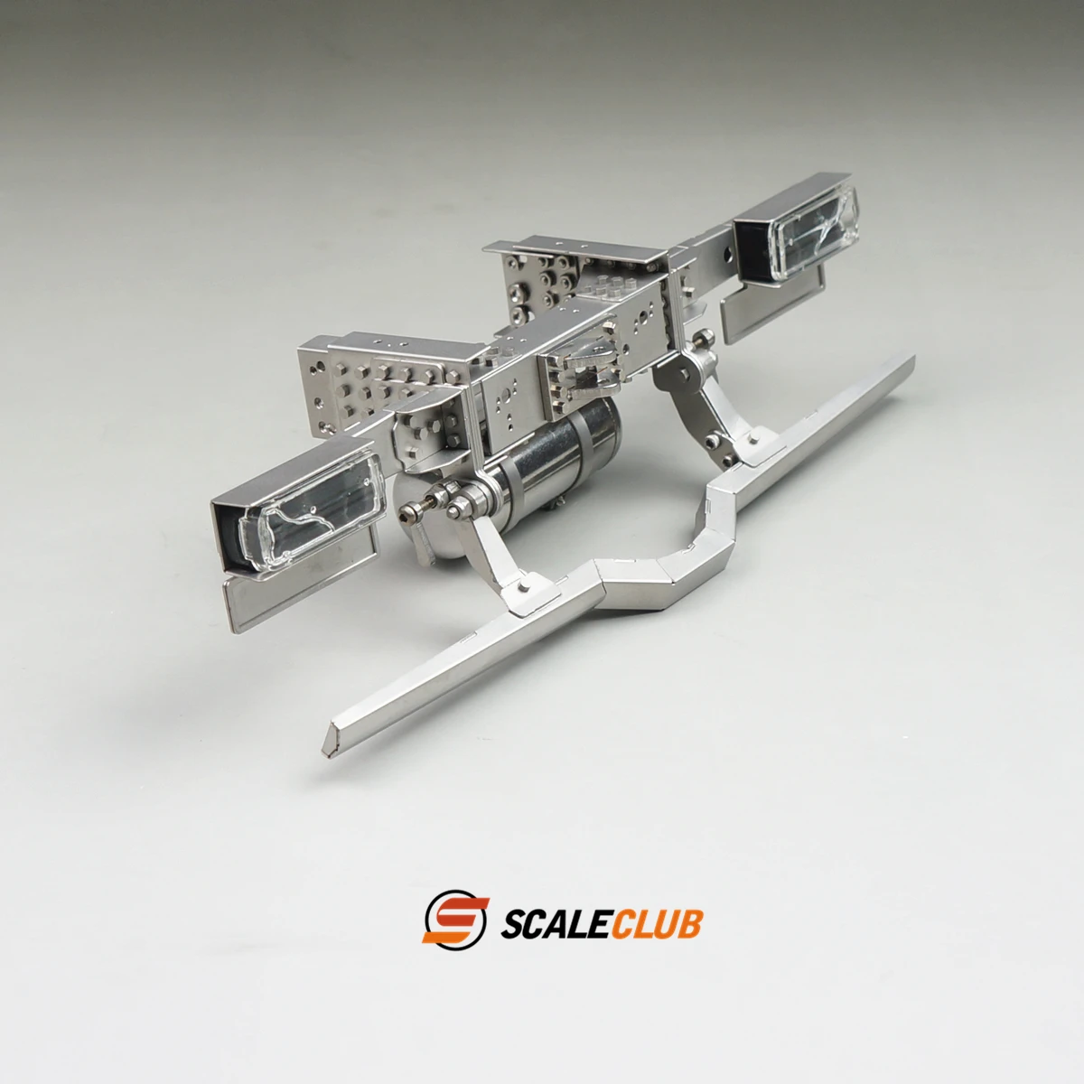 Scaleclub 1/14 Truck Tail Beam Light Bumper Set For Tamiya Scania 770S MAN Benz Actros Volvo RC Trailer Tipper Car Diy Parts