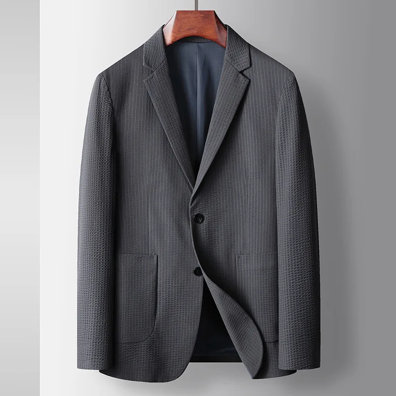 

7215-R-quick-drying Customized Striped business suit