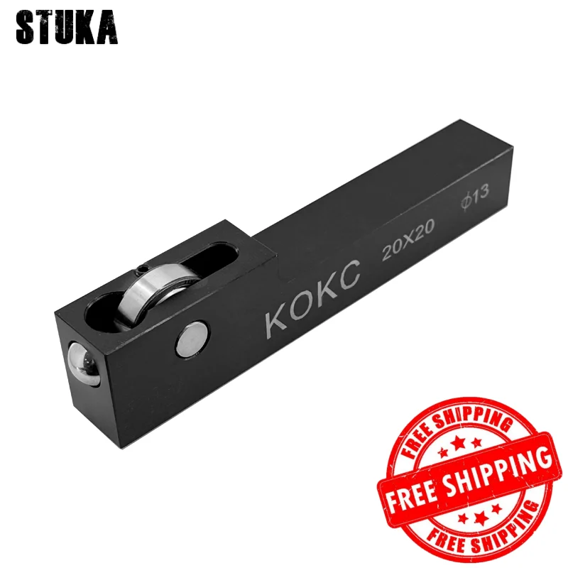 Outil de polissage Stuka à rouleaux à billes en acier pour la finition miroir, pour l'ingénierie de précision et la fabrication sur tour CNC