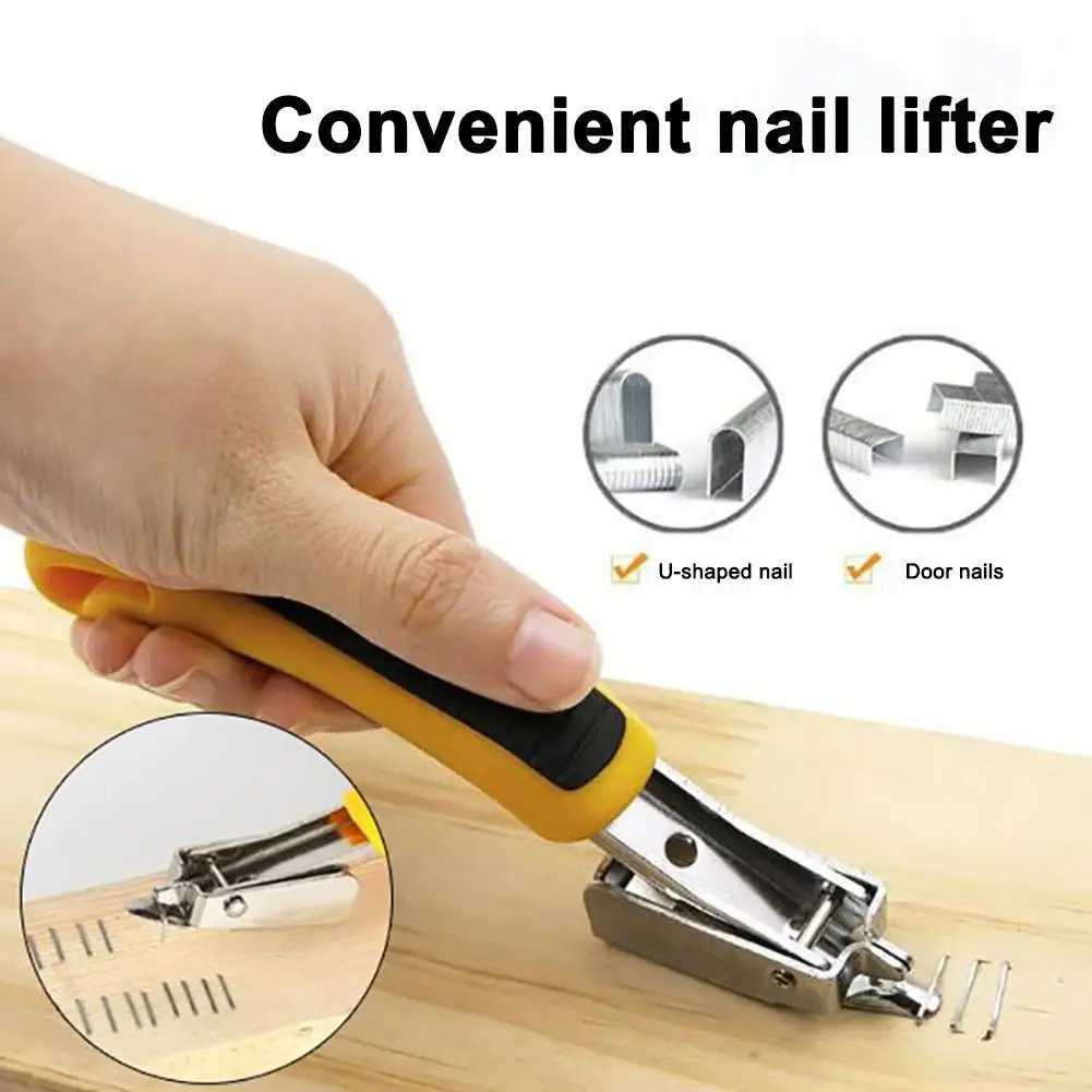 

1 PCS Multifunctional Nail Puller Carpenter Stainless Steel Dismantling Tools Interior Decoration Stick Prying Nail Puller