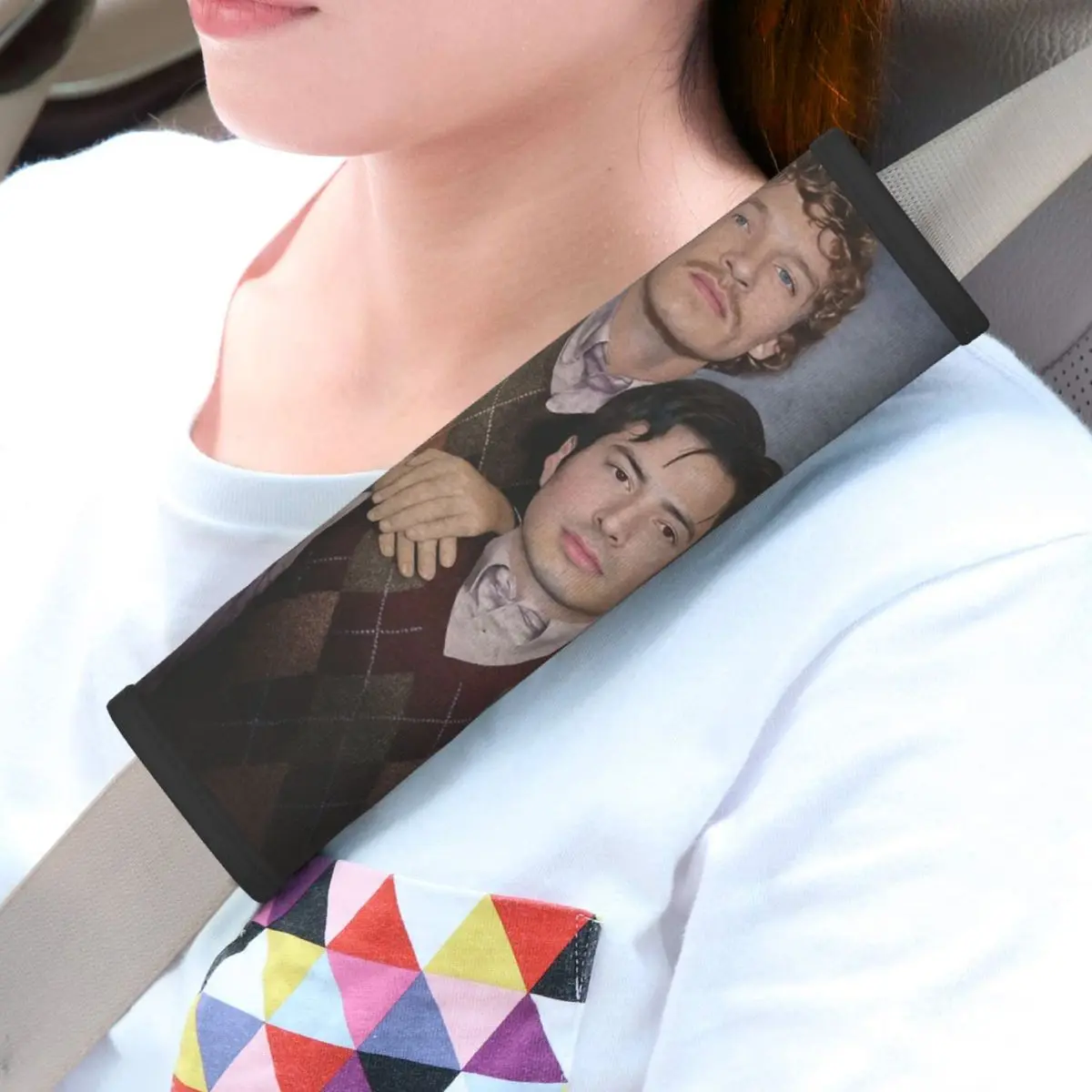 Heated Rivalry Ilya And Shane Car Seat Straps Shoulder Pads Comfy Seat Belt Covers for Long Flight