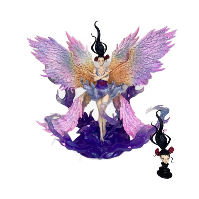 

33cm One Piece Nico Robin Tianhui Six Wings Beautiful Girl Anime Handmade Action Figures Desktop Case Decoration Ornament Gift