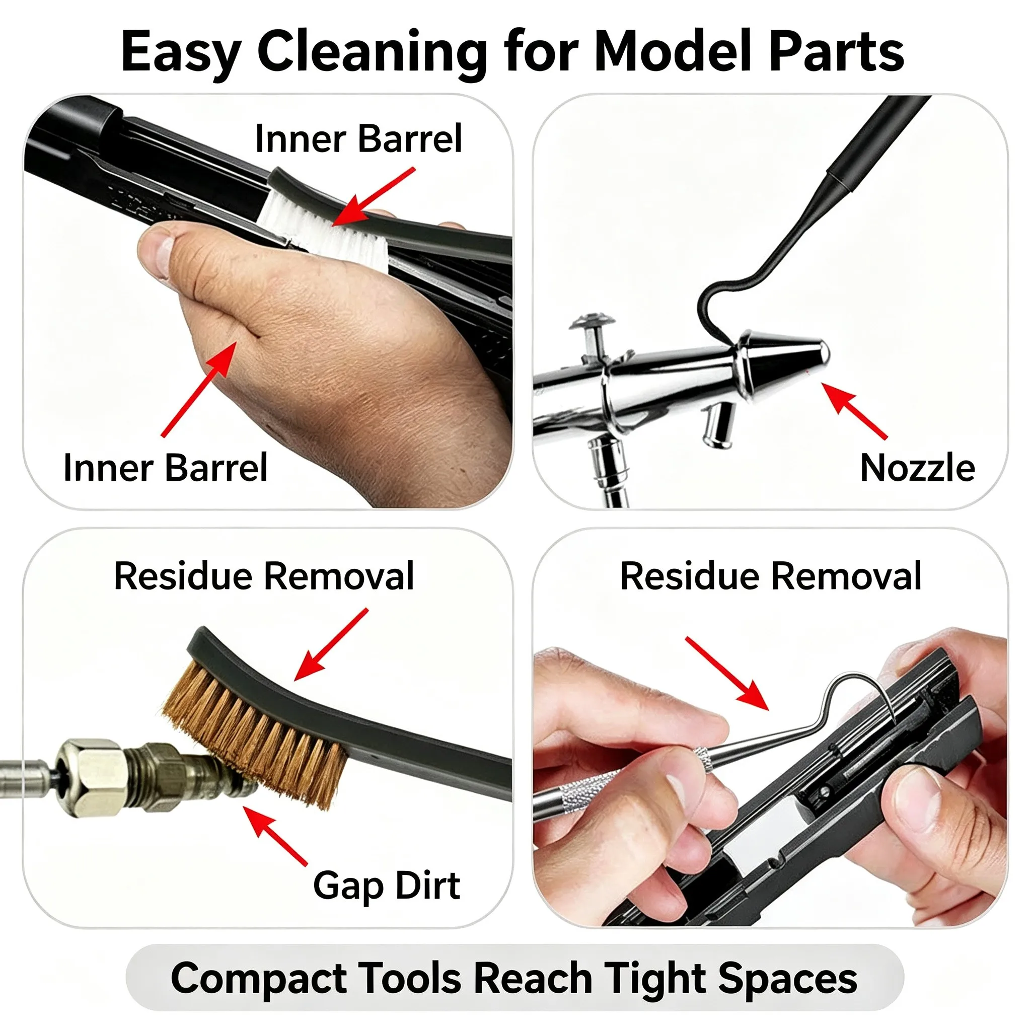 9 buah Set Peralatan Pembersih - Model Kit Tool Set ulasan dan harga