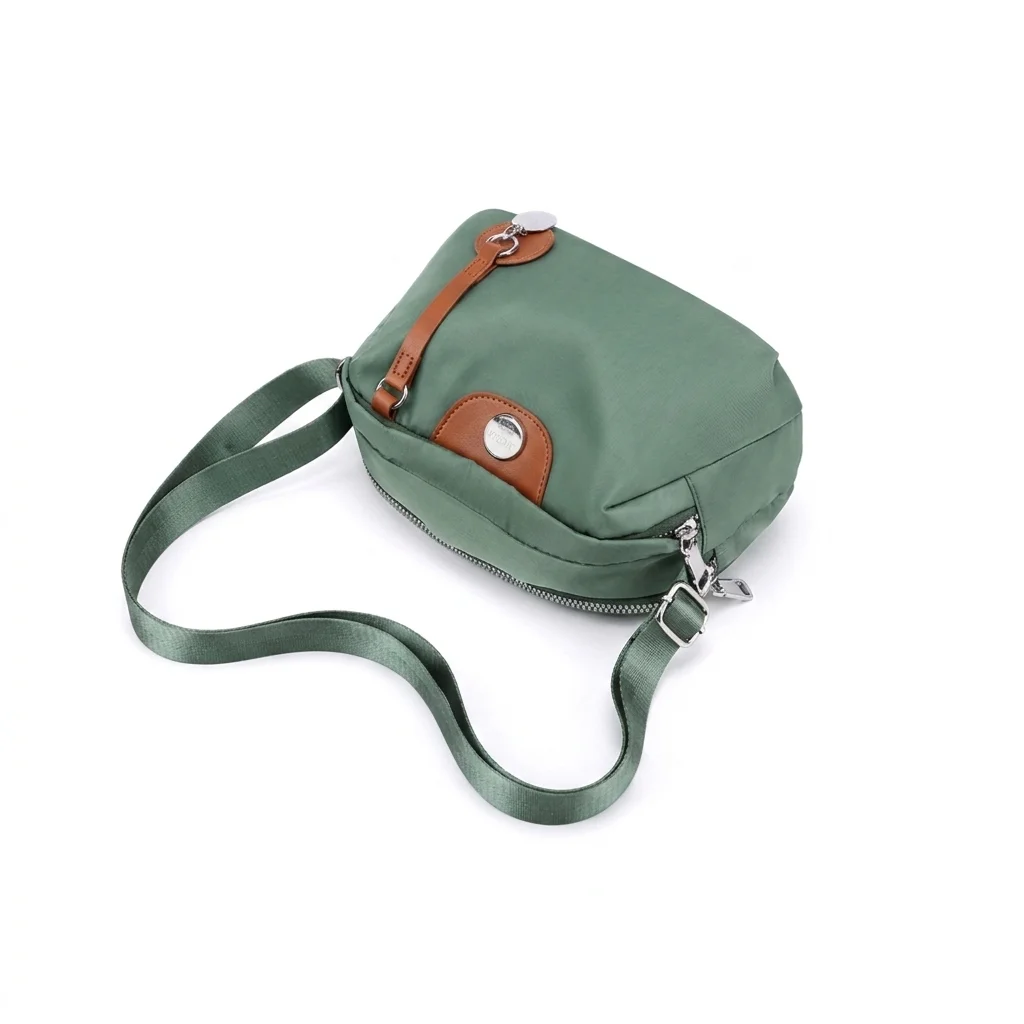 Vintage Leichte Praktische Damen-Umhängetasche, Handytasche | Geldbörse, lässige, vielseitige, multifunktionale Umhängetasche – Detail 6