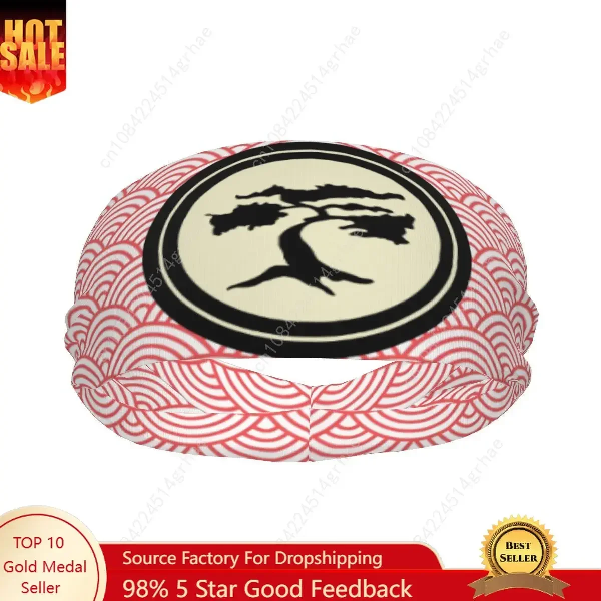 

Miyagi Do Karate Outdoor Sport Sweatband for Women Men Stretch Sweat Headband Gym Fitness Yoga Hair Bandages Non Slip Hairband