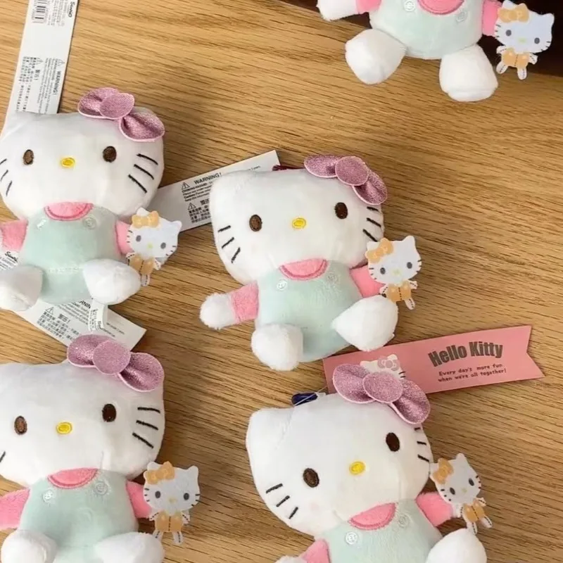 لطيف Kawaii موضة سانريو مرحبا كيتي عروسة كارتون حقيبة المفاتيح أنيمي الكرتون رقيق دمية محشوة هدايا عيد ميلاد رائعة #3