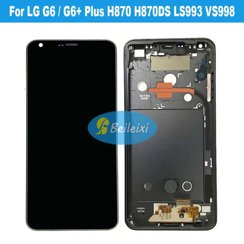 

For LG G6 H870 H870DS LS993 VS998 US997 H872 H873U G600L G600K LCD Display Touch Screen Digitizer Assembly For LG G6 Plus G600LP