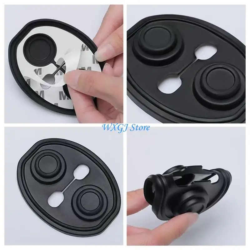 37JE Anti Noise Silicone Covers Weather Resistant Protectors for Vehicle Door Locks