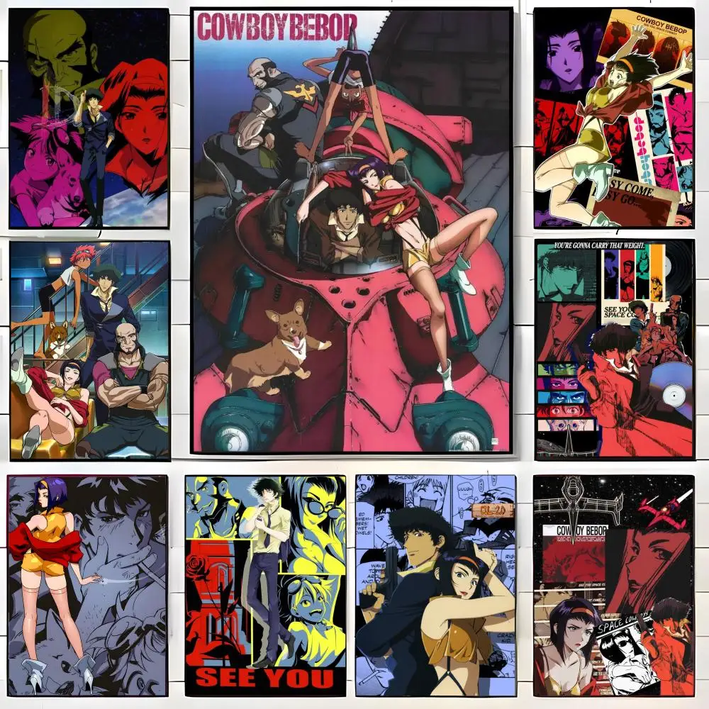 ANIME Art C-Cowboy B-Bebop Poster Wall art print art suitable for living room bedroom bar parlor home decor gift