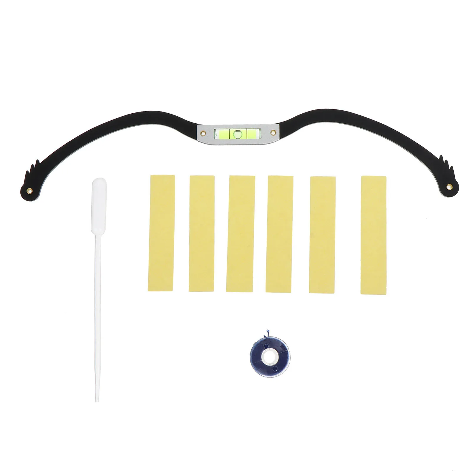 

1pc Horizontal Ruler Metal Measuring Tool For Eyebrow Shaping Durable Eyebrow Positioning Ruler Portable Mapping Design Tattoo