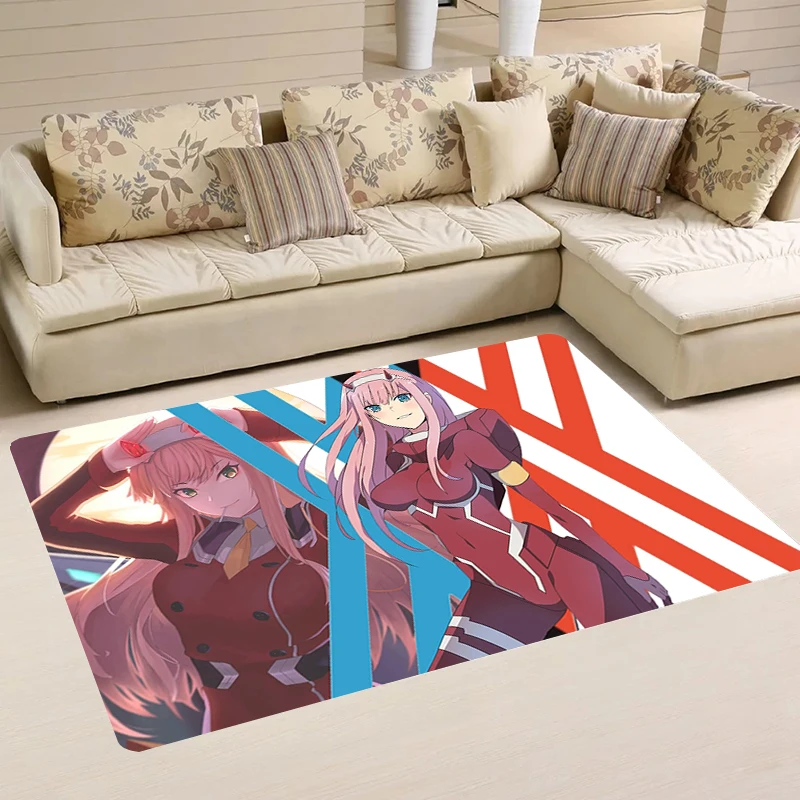 Home Darling in the FRANXX Living Room Kitchen Mat Doormat Entrance Door Rugs Carpets Balcony Foot Carpet Rug Mats Bathroom Bath